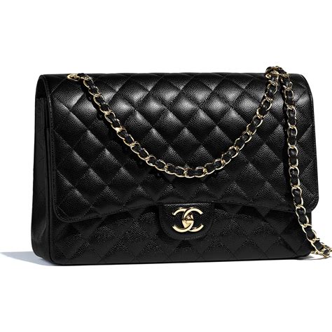 chanel flap bag c3906|Large Classic Handbag Grained Calfskin & Gold.